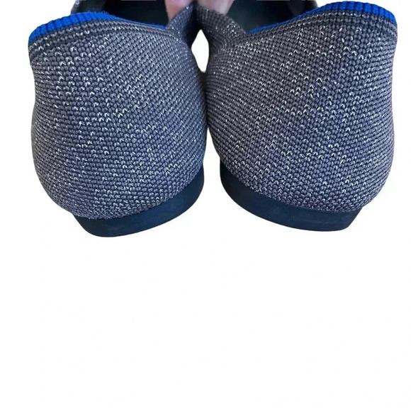 Rothy’s Twilight Metallic Captoe Points Flat Shoes Size 9.5 - Picture 5 of 11